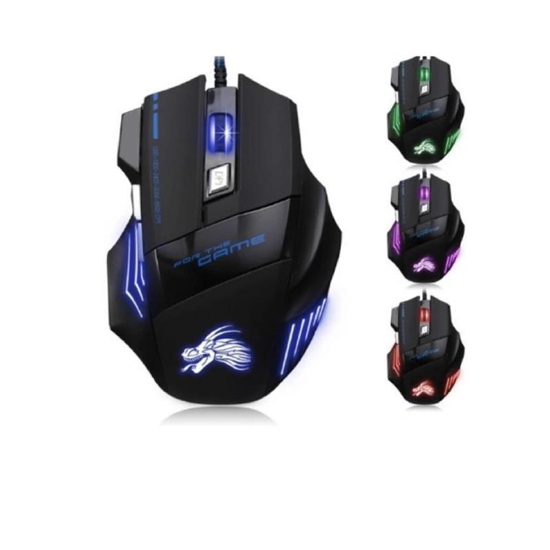 chuột chuyên game x3 có đèn led (đen phối xanh)