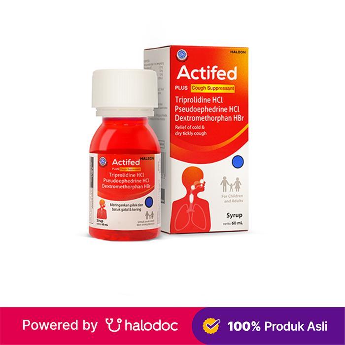 Actifed Plus Cough Supressant Sirup 60 Ml