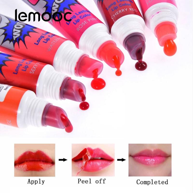 Peel Off Lip Tint Tattoo Makeup Lipstick Long Lasting Lip Waterproof …