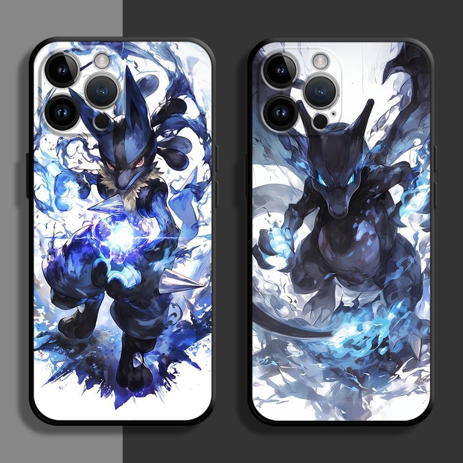 Case for Apple iPhone 11 13 14 15 16 Pro Max 12 Mini 13 X XR XS 7 8 16e Silicone Funda Black Phone Cover Anime Pokemon G-Gengar