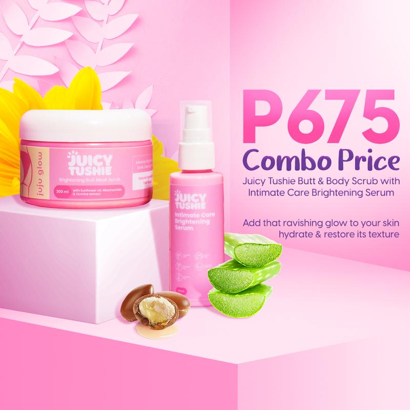 [COMBO] Original Juicy Tushie Butt and Body Scrub with Intimate Care …