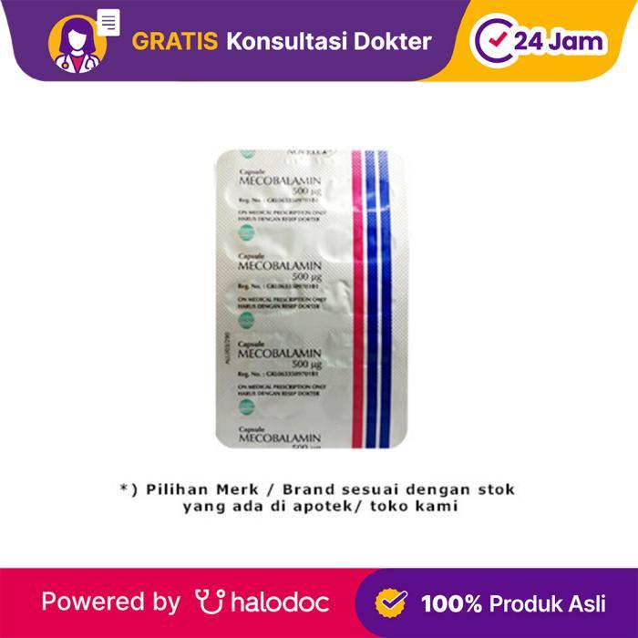 Mecobalamin 500 mcg 10 Kapsul
