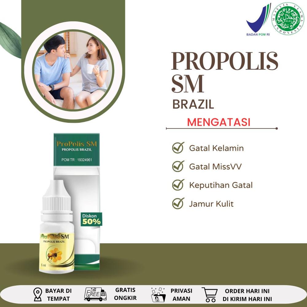 Propolis Sm Salep Gatal Kelamin Pria Wanita Gatal Miss V Keputihan Bau Infeksi Jamur Kulit sensitif