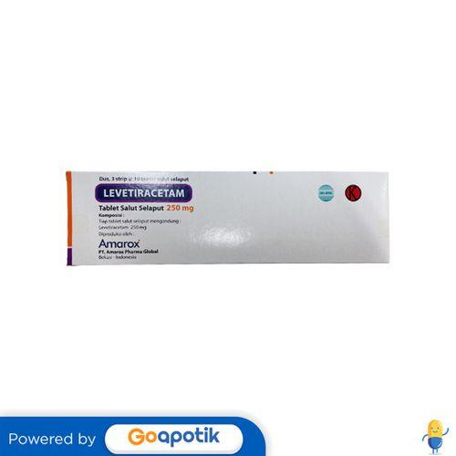LEVETIRACETAM AMAROX 250 MG BOX 30 TABLET