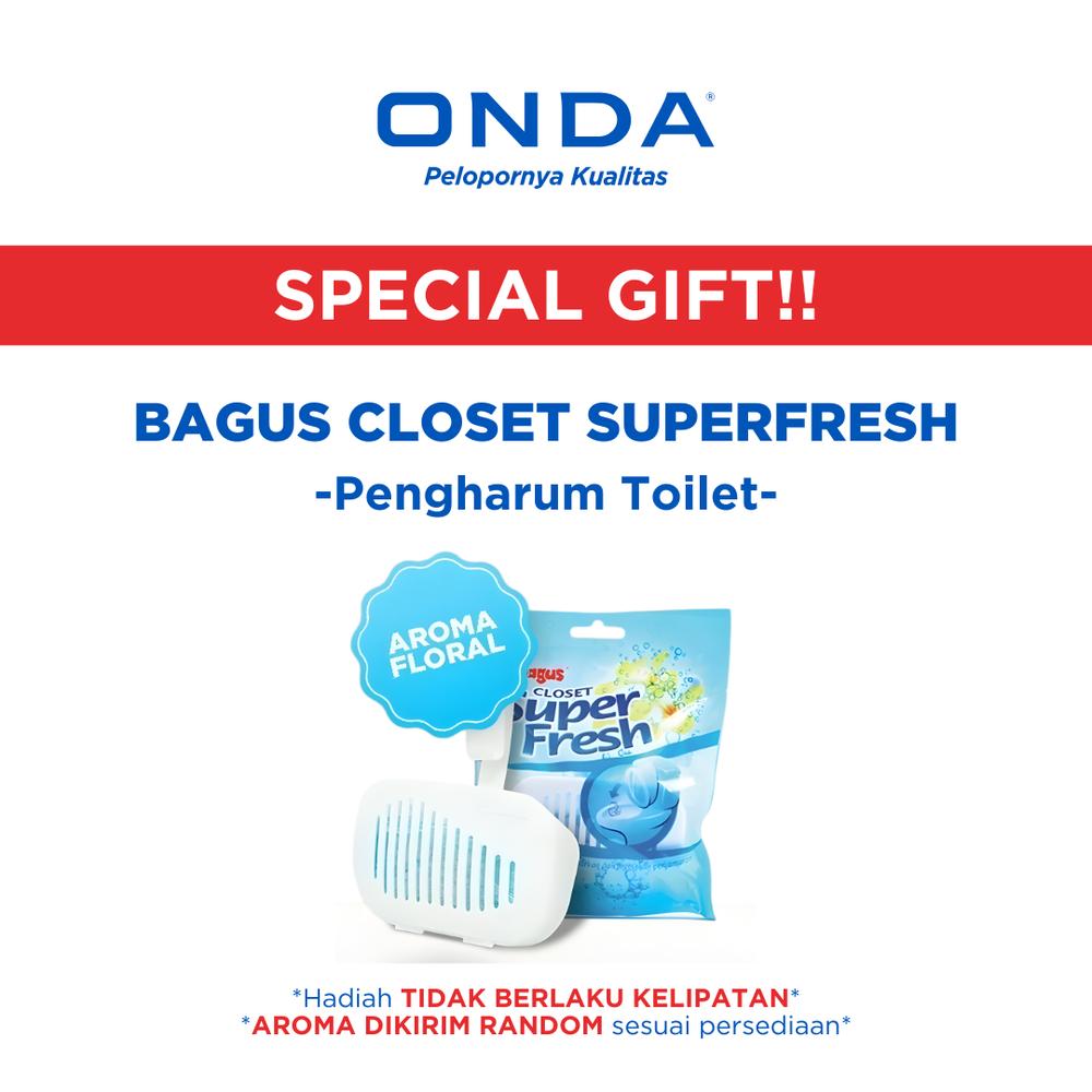 [ONDA SPECIAL GIFT] Bagus Closet Superfresh Pengharum Toilet - Floral