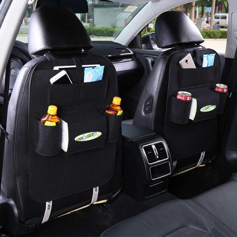 Kaozelo Organizer Barang Gantungan Kursi Mobil Car Seat Organizer - 0706 - Hitam