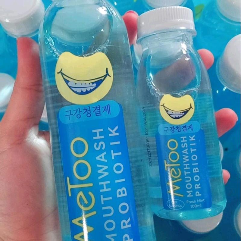 READY! METOO OBAT KUMUR PROBIOTIK ASAL KOREA FRESH MINT MOUTH WASH OB…