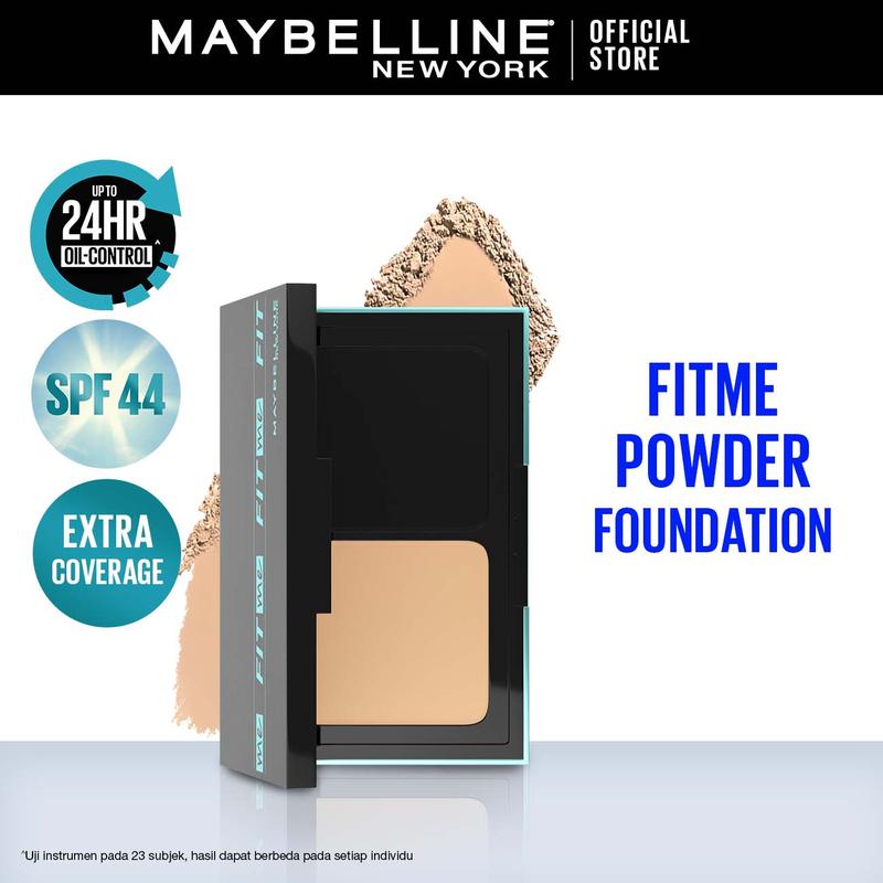 Maybelline Fit Me Matte and Poreless 24HR Oil Control Powder Foundati…