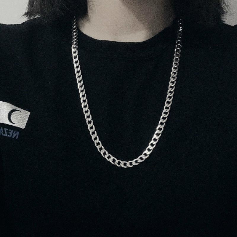 KALUNG TITANIUM RANTAI KOTAK ANTI KARAT 100% ORIGINAL BISA COD