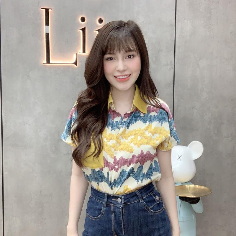 SM4445 - Áo Lụa Phối 3 Màu Liin clothing