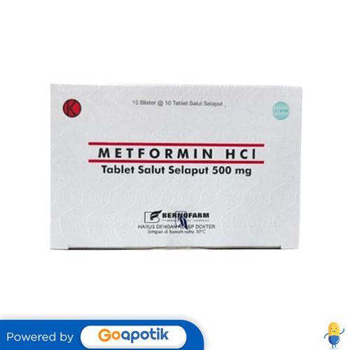METFORMIN BERNOFARM 500 MG BOX 100 TABLET