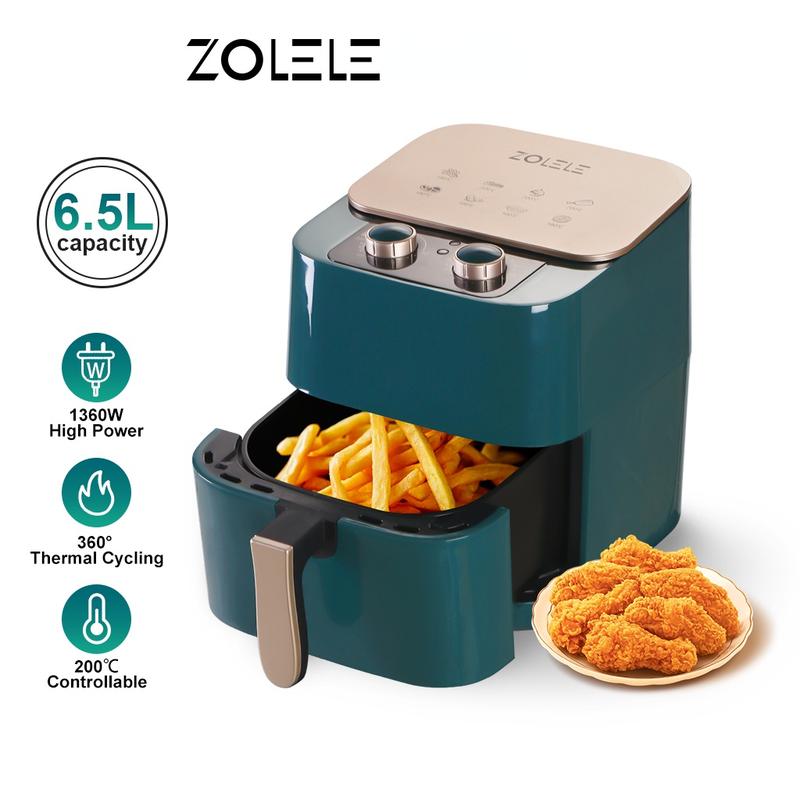 Zolele Air Fryer 6.5l Home Multifunctional Oil-Free Healthy Cooking N…