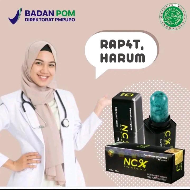 NCX crystal x sabun herbal BPOM