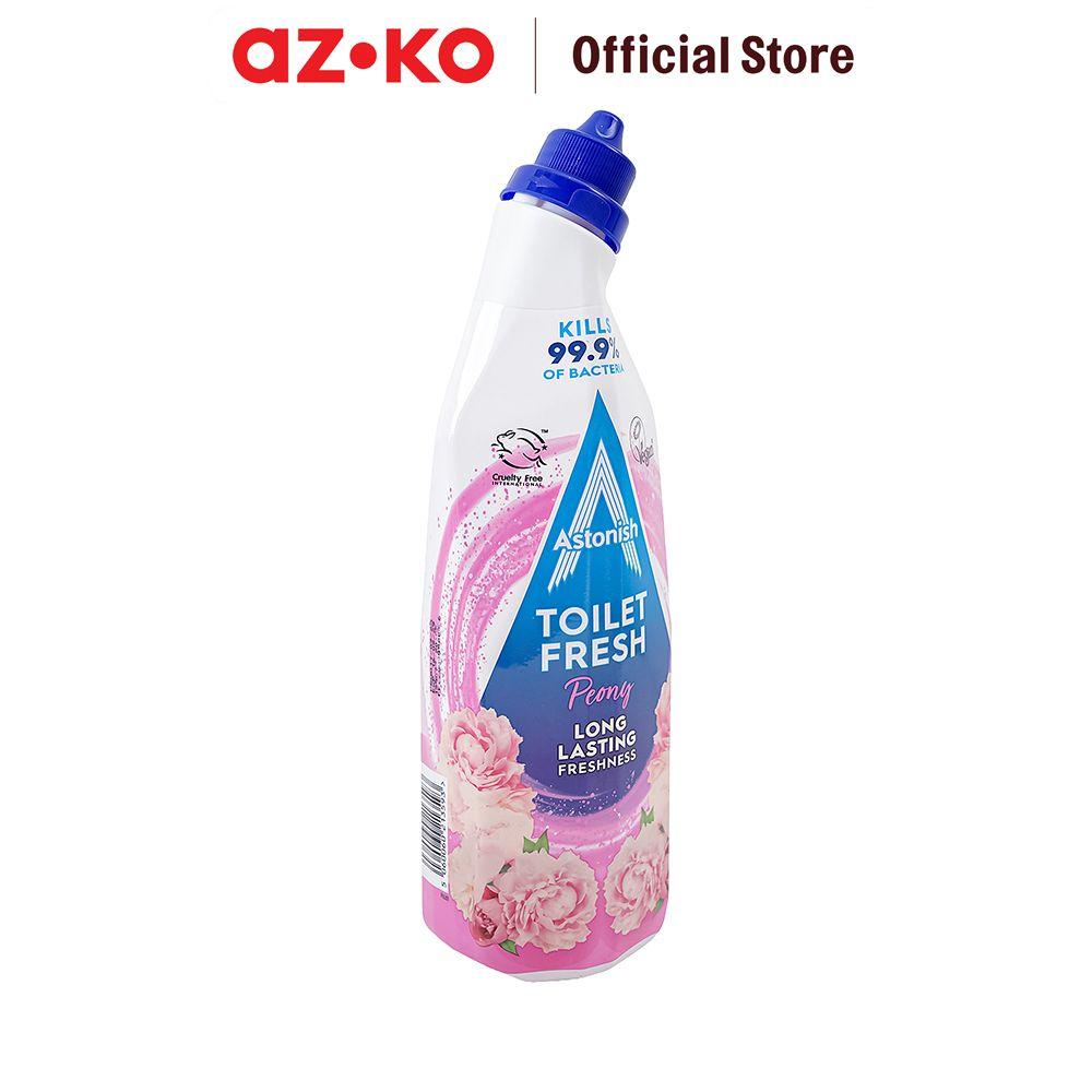 AZKO Astonish Fresh Peony Pembersih Toilet Pembersih Toilet Cleaner Antibakteri Pembersih Kamar Mandi Cairan Toilet - Eucalyptus