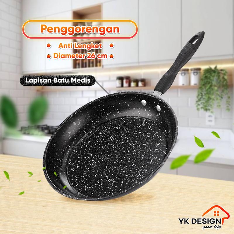 Fry Pan Wajan Penggorengan teflon  26 CM TK-808A1