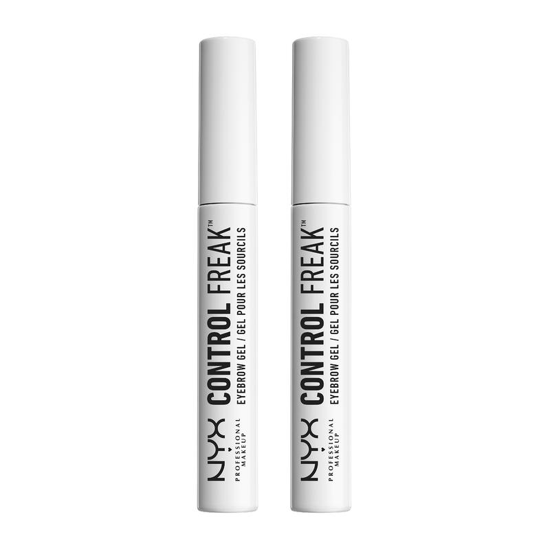 NYX Professional Makeup, Control Freak Clear Eyebrow Gel Pack of 2