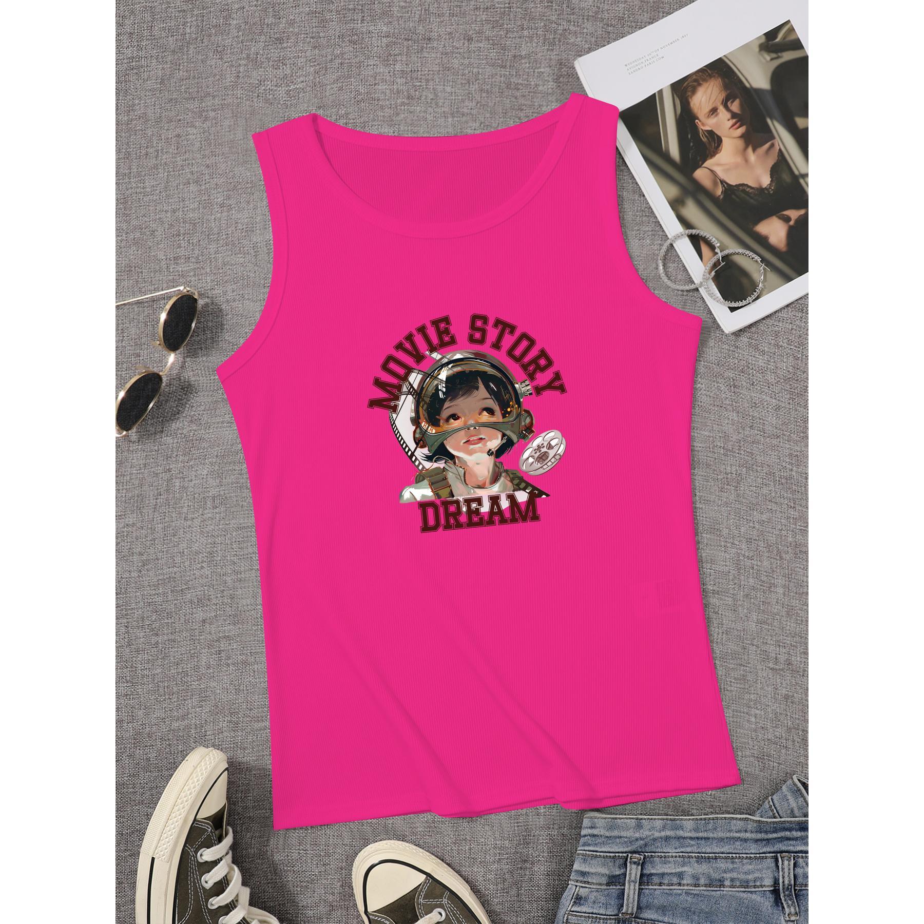 Fashionable Women's Ribbed Knit Vest with Cropped Design and V-neckline for Casual Outfits_voghion.com