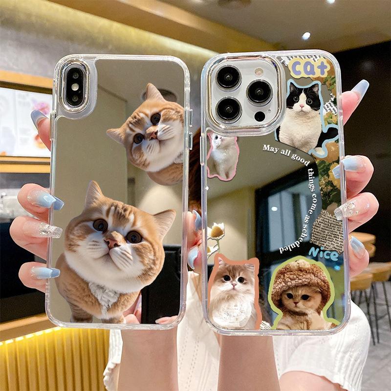 Mobile phone case apple 15 mirror case iphone14pm mobile phone case apple case 16PRO cute 13 girls