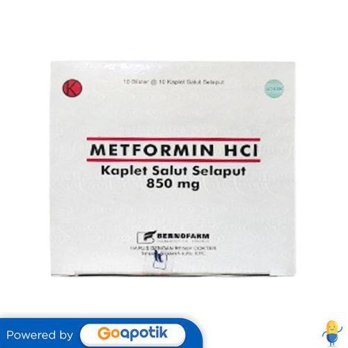 METFORMIN BERNOFARM 850 MG BOX 100 KAPLET