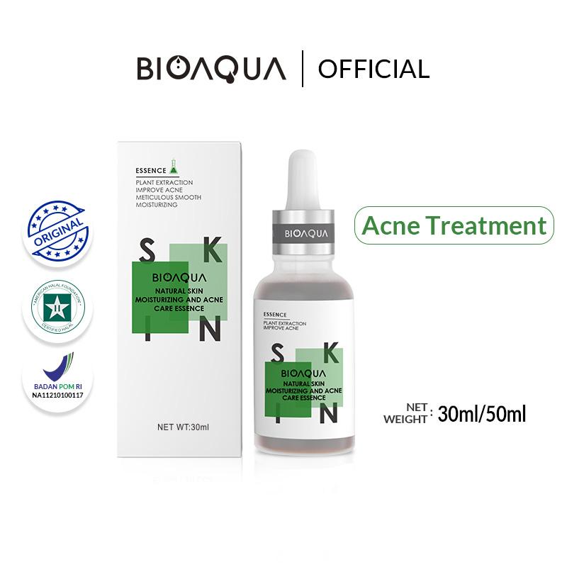 【BPOM】BIOAQUA Natural Skin Moisturizing And Acne Care Essence 30ml