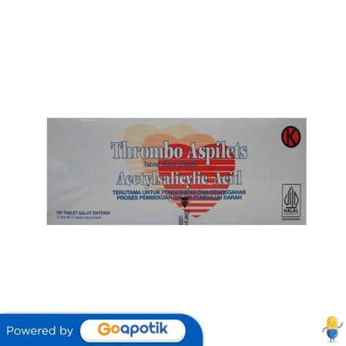 THROMBO ASPILETS 100 MG BOX 150 TABLET