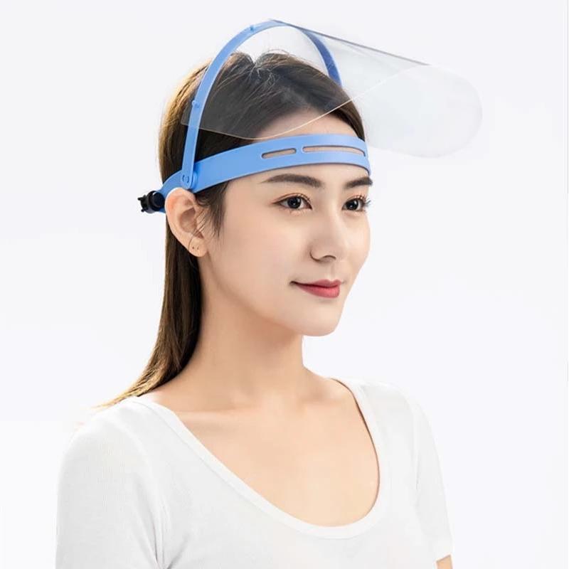 "Face Shield Dokter Gigi 1 Frame + 1 Refill Mika Face Shield Medis Face  Dental Protective Mask Adjustable Untuk Dokter Perawat" - Lens-5PCS