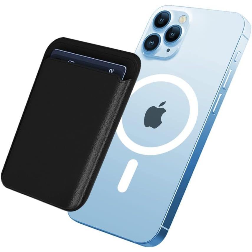 Magnetic Card Wallet Holder with MagSafe for iPhone 15 Pro Max/15 Pro/15 Plus/15,for iPhone 14 Pro Max/14 Plus/14 Pro/14, for iPhone 13 Pro Max/13 Pro/13/13 Mini, for iPhone 12/12 Pro/12 Max,Midnight