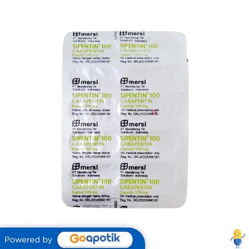 SIPENTIN 100 MG BLISTER 10 KAPSUL