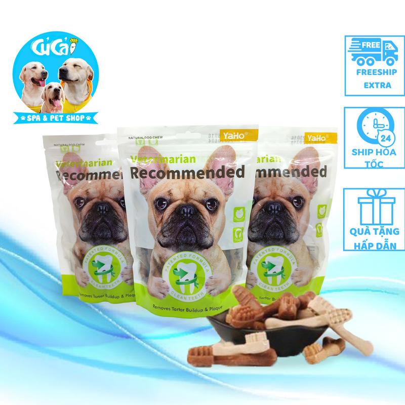 Xương gặm bàn chải Yaho làm sạch răng cho chó, xương cho cún gặm giúp…
