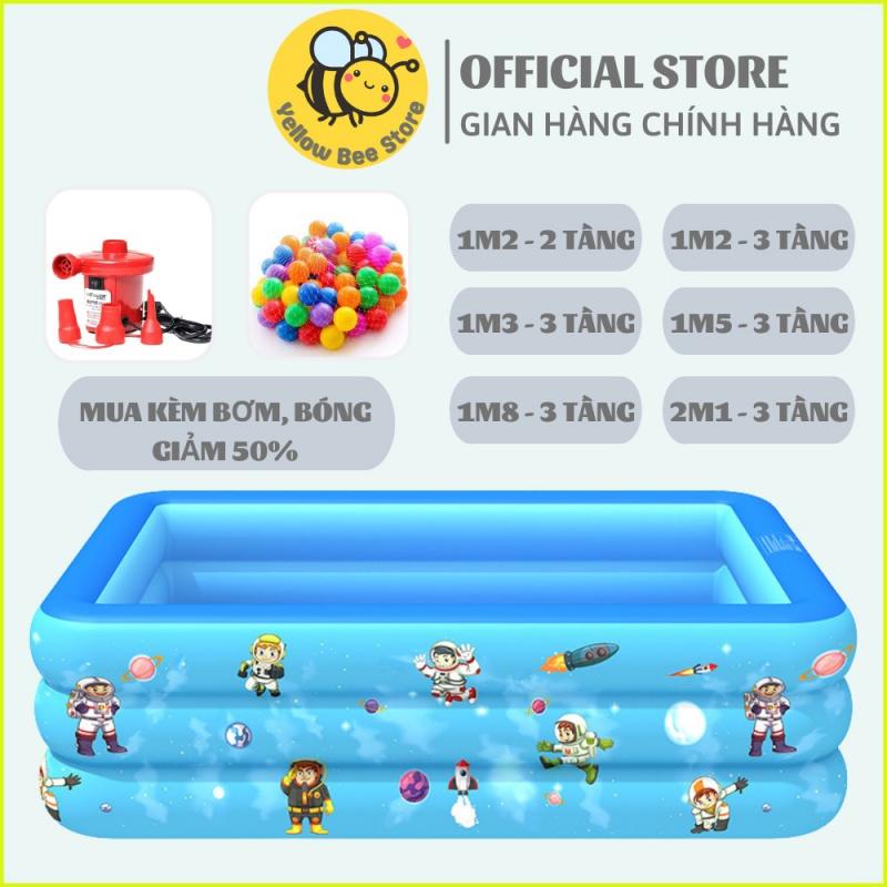 Hồ bơi cho bé, bể bơi phao bơm hơi tại nhà cho bé, có đế chống trượt,…