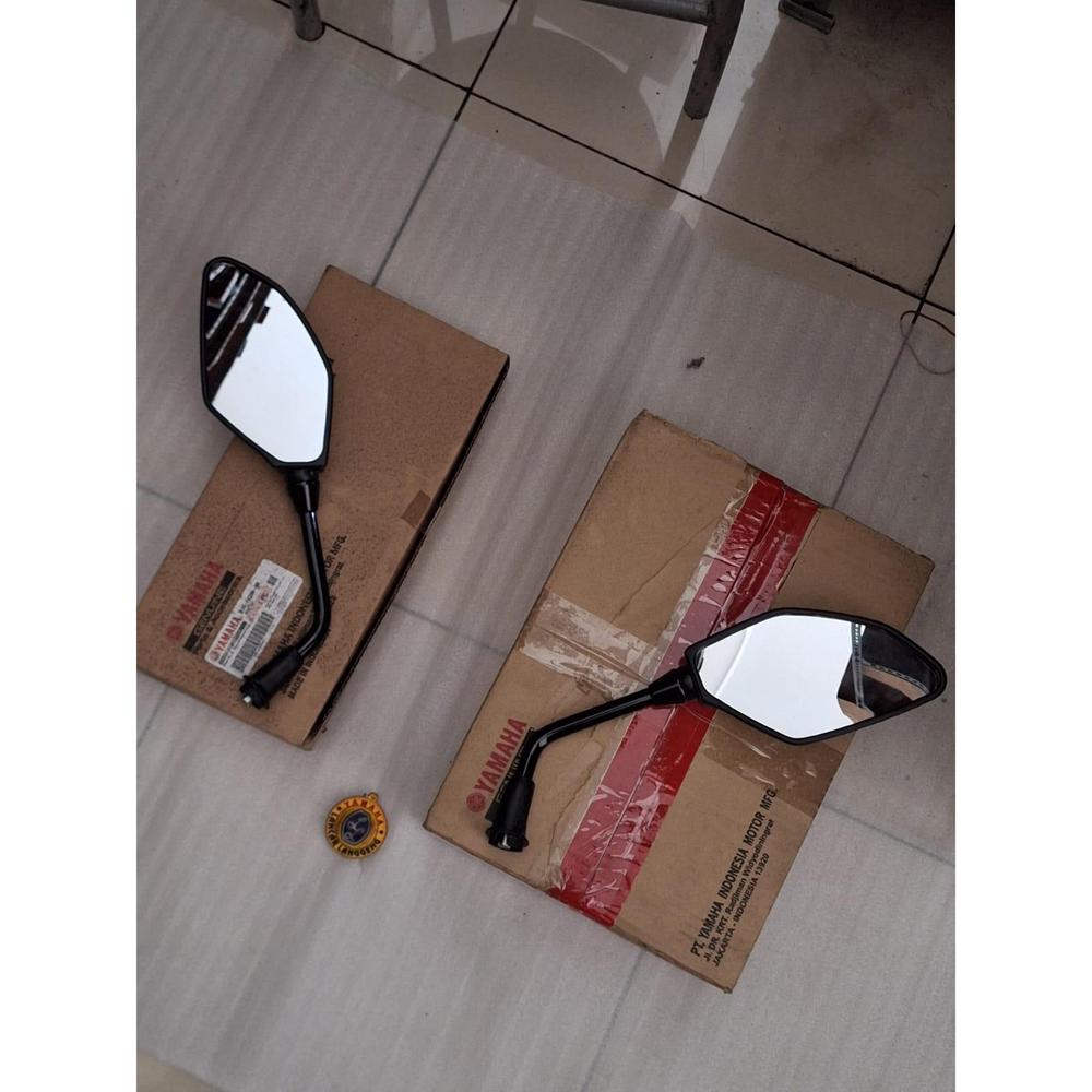 REAR VIEW MIRROR ASSY / SPION YAMAHA X-MAX KANAN & KIRI ORIGINAL YGP