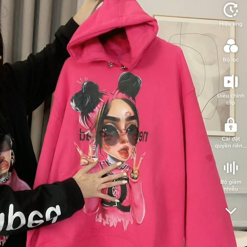 Nỉ hoody cô gái hàng fullbox