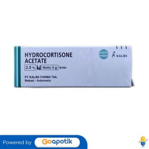 HYDROCORTISONE KALBE FARMA 2.5% CREAM 5 GRAM TUBE