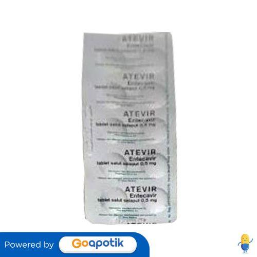ATEVIR 0.5 MG STRIP 10 TABLET