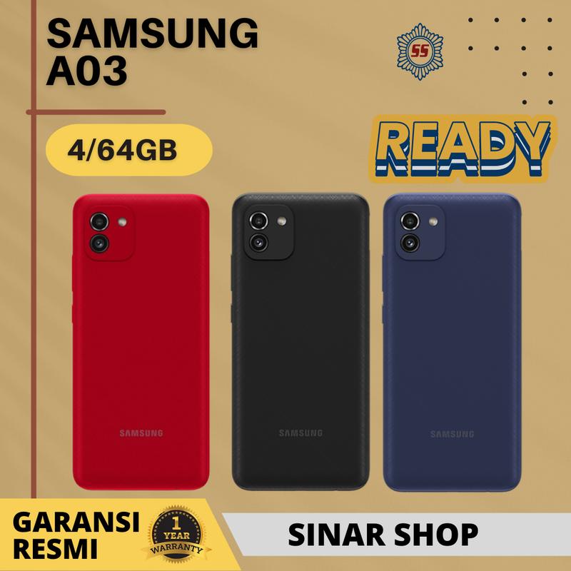 Handphone - Samsung Galaxy A03 4GB/64GB - Garansi resmi