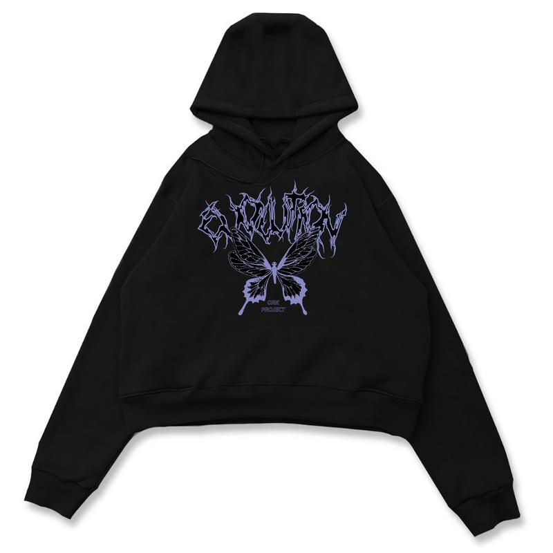 Croop Hoodie Oversize Unisex Art Evo lution All Size
