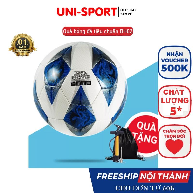 Quả bóng đá tiêu chuẩn BH02- Banh bóng đá cỡ số 5 - Bảo hành 12 tháng